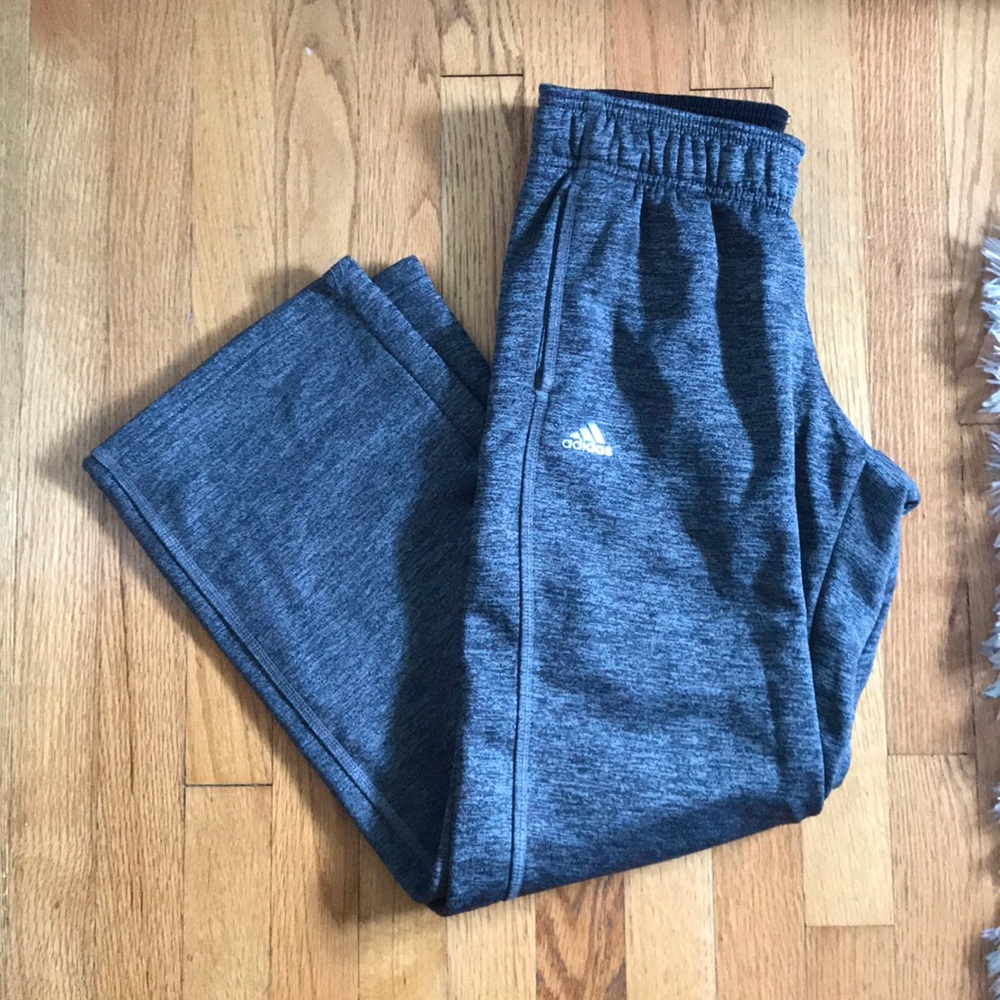 Grey adidas sweatpants